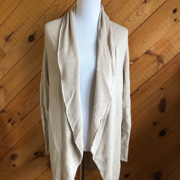 Leith Circle Cardigan size Large - Cream color